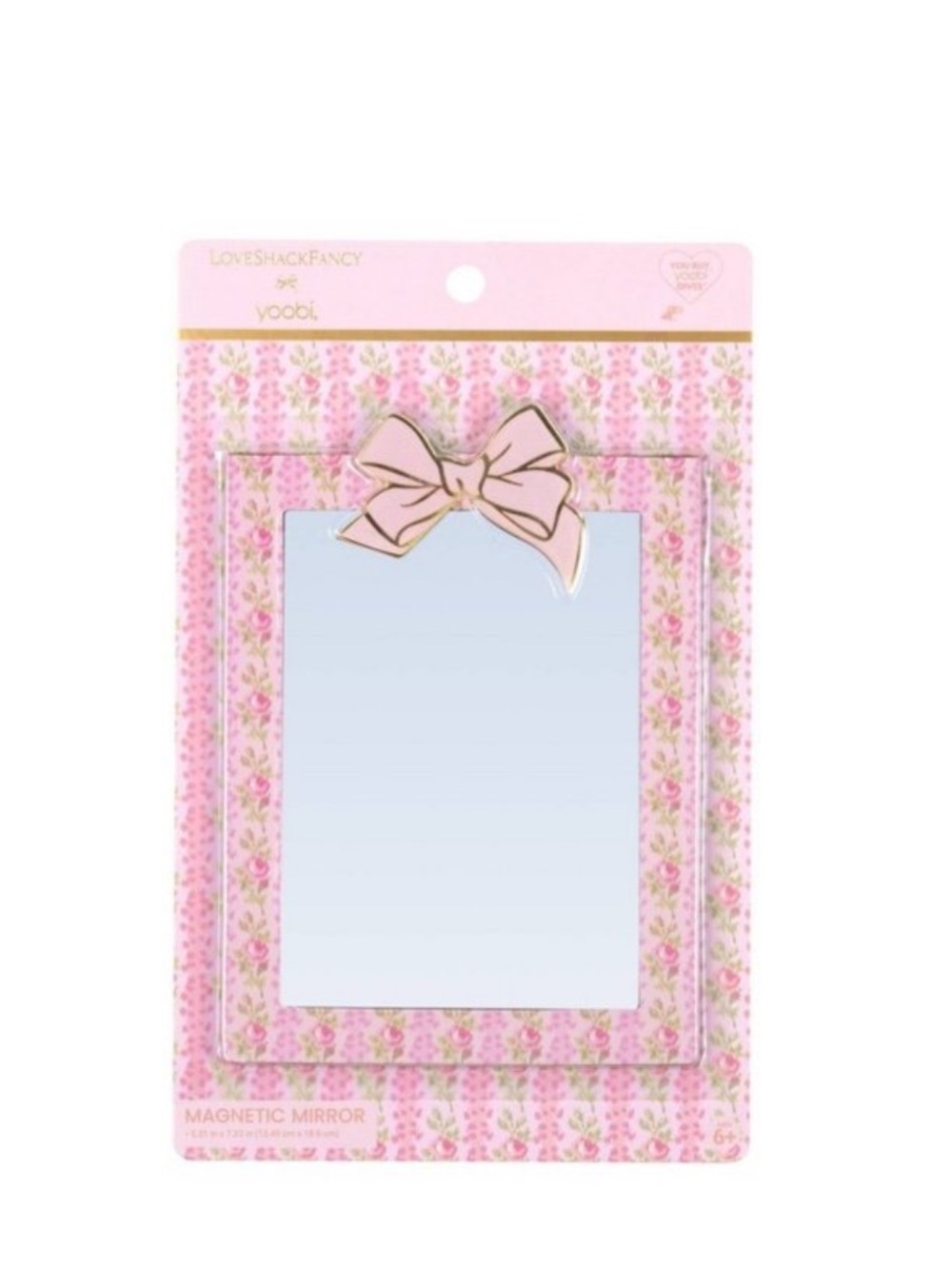LoveShackFancy × Target - Yoobi
Strawberry Macaroon Magnetic Mirror
Strawberry